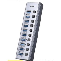 Bộ chia HUB USB 10 cổng USB 3.0 Jasoz T-F165